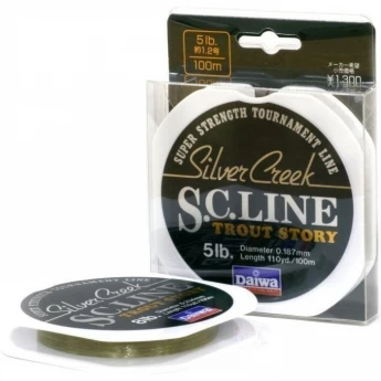 Монолеска DAIWA Silver Creek S.C. Line 5 Lb (0.187мм) - 100м